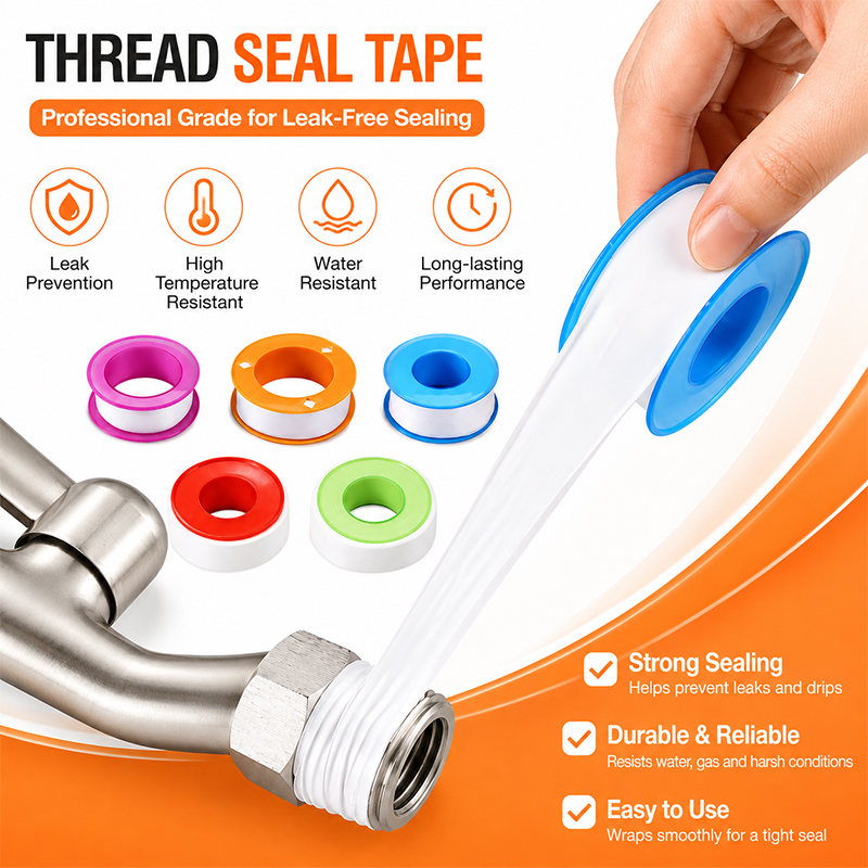 Plumbing Tape Ptfe - 5 adet geniş ekstra uzun PTFE