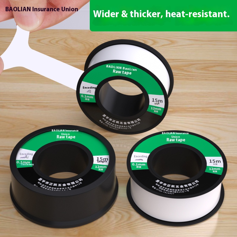 Plumbing Tape Ptfe - Dişli Su Geçirmez Sızdırmazlık Maddesi Su