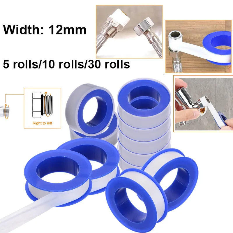 Plumbing Tape Ptfe - 5/10/30 rulo PTFE su boru bant