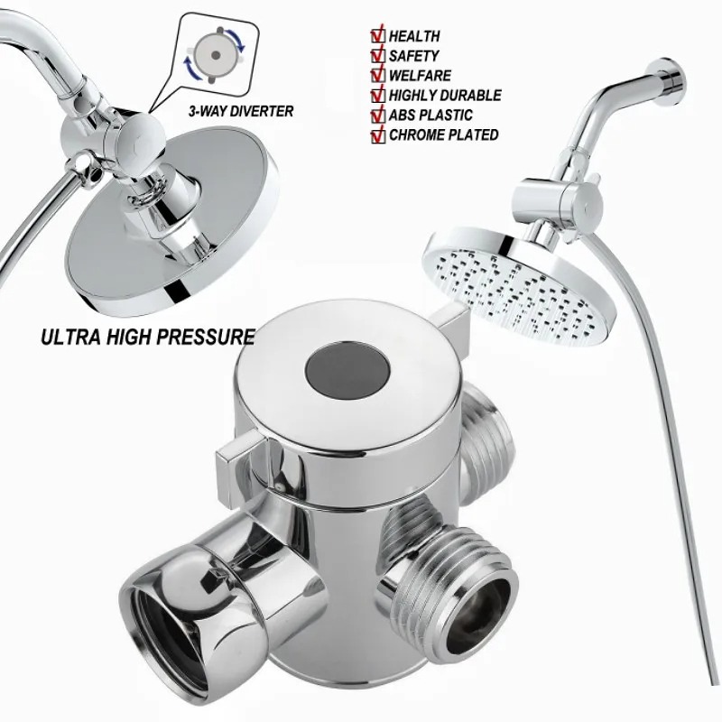 Toilet Flush Valve - Yönlendirme Vanası G1/2 Splitter 2 veya