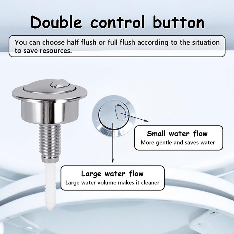 Çift Tuşlu Klozet Düğmesi Flus - Toilet Flush Valve incelemesi ve fiyatı