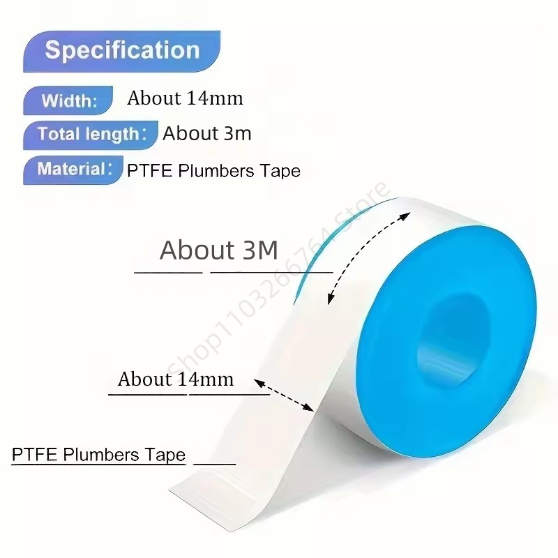 1/5/10 adet PTFE su borusu ban - Plumbing Tape Ptfe incelemesi ve fiyatı