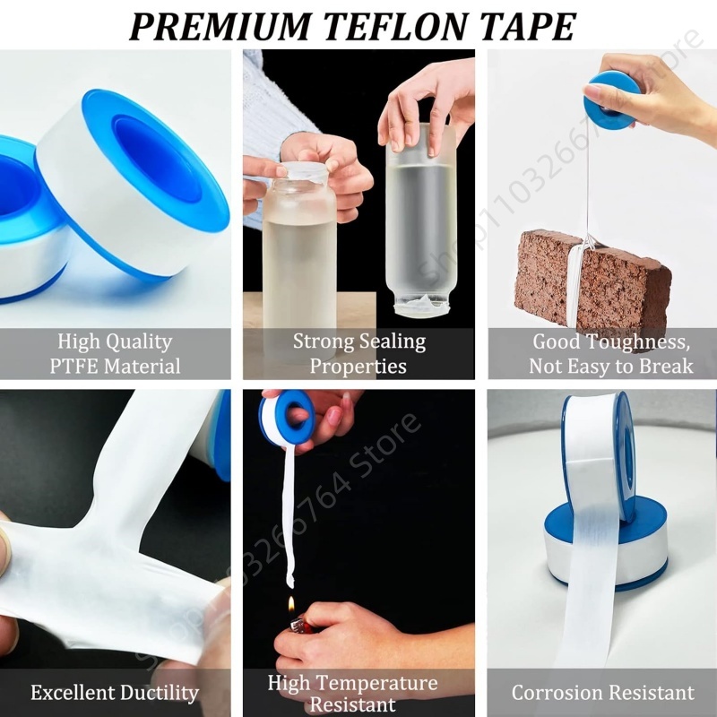 1/5/10 adet PTFE su borusu ban - Plumbing Tape Ptfe incelemesi ve fiyatı